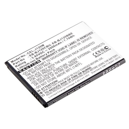 Ultralast Ultralast CEL-J120M 3.8V & 2000 mAh Replacement Battery Rechargeable Li-ion Battery for Samsung - EB-BJ120BBE; EB-BJ120CBU CEL-J120M